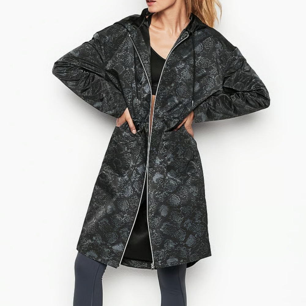 Victoria's Secret Sport Snake Print Jacket Hooded coat